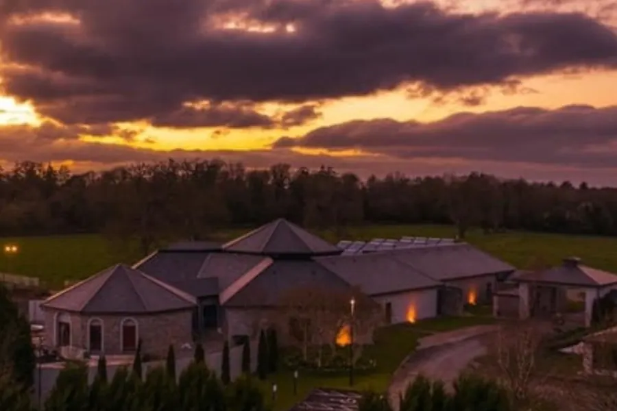 Sunset over Revas Spa at Woodlands House Hotel, Adare